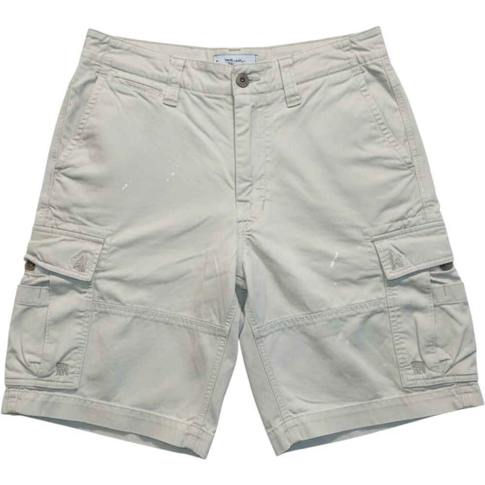 Vintage Abercrombie‎ & Fitch Cargo Shorts Distressed Grunge Skater Khaki 32